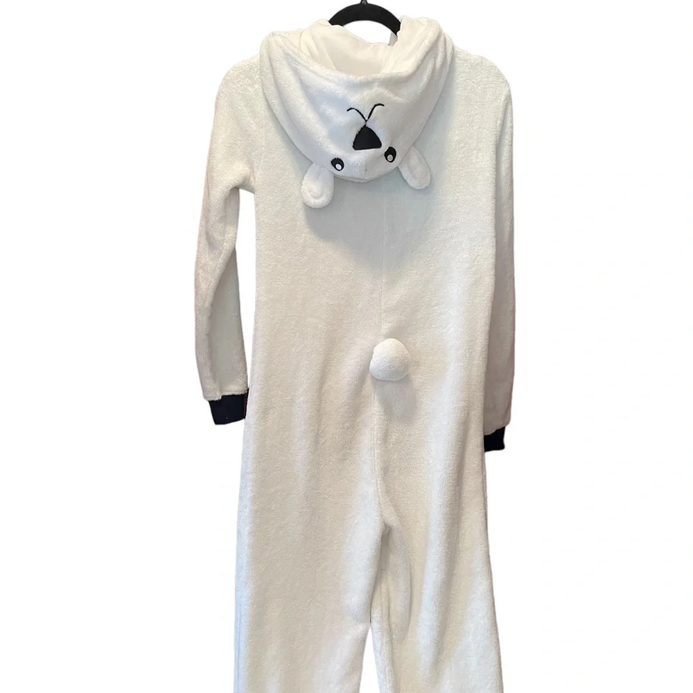 White‎ Fleece Polar Bear Onesie